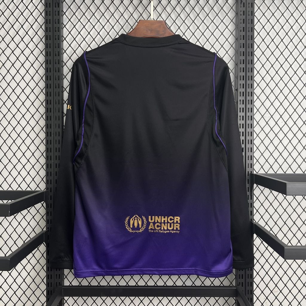 (26/27) Barcelona Extérieur Manches Longues Maillot S-XXL 3