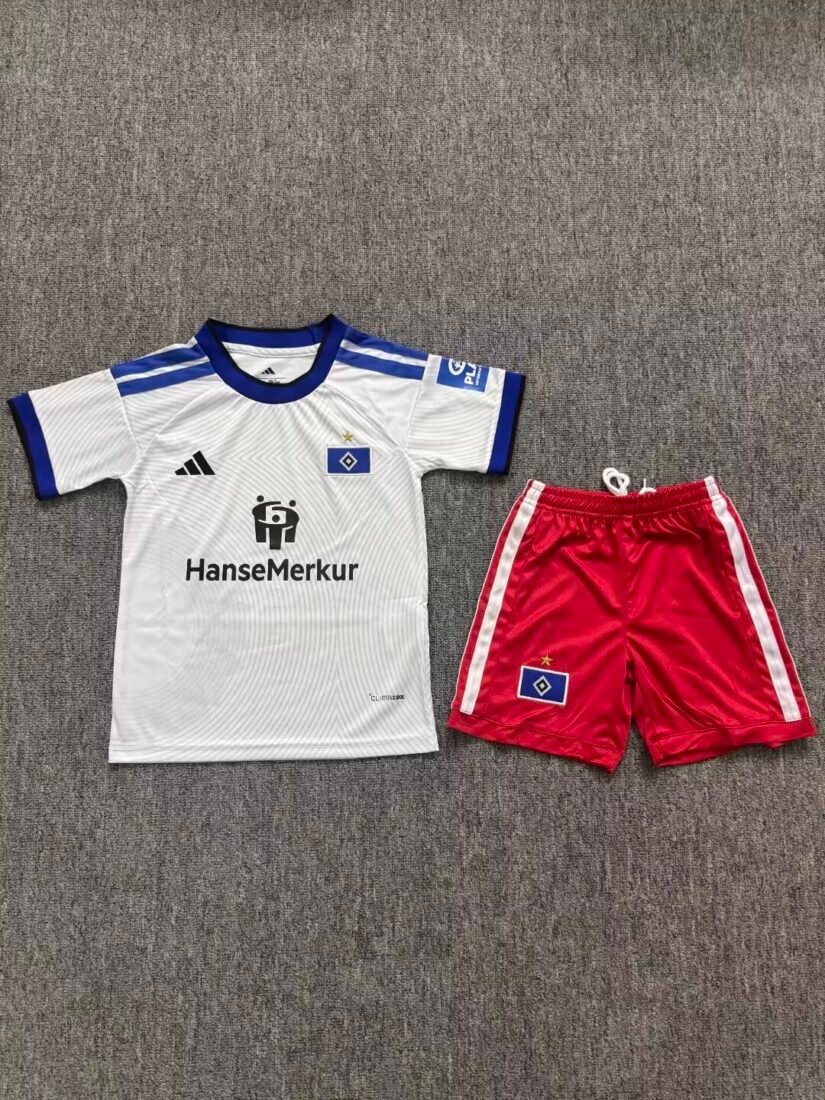 (26/27) Hamburg Home Kids Sets Jersey Calcio/ Jersey Football/ Fulbol T-Jersey 2