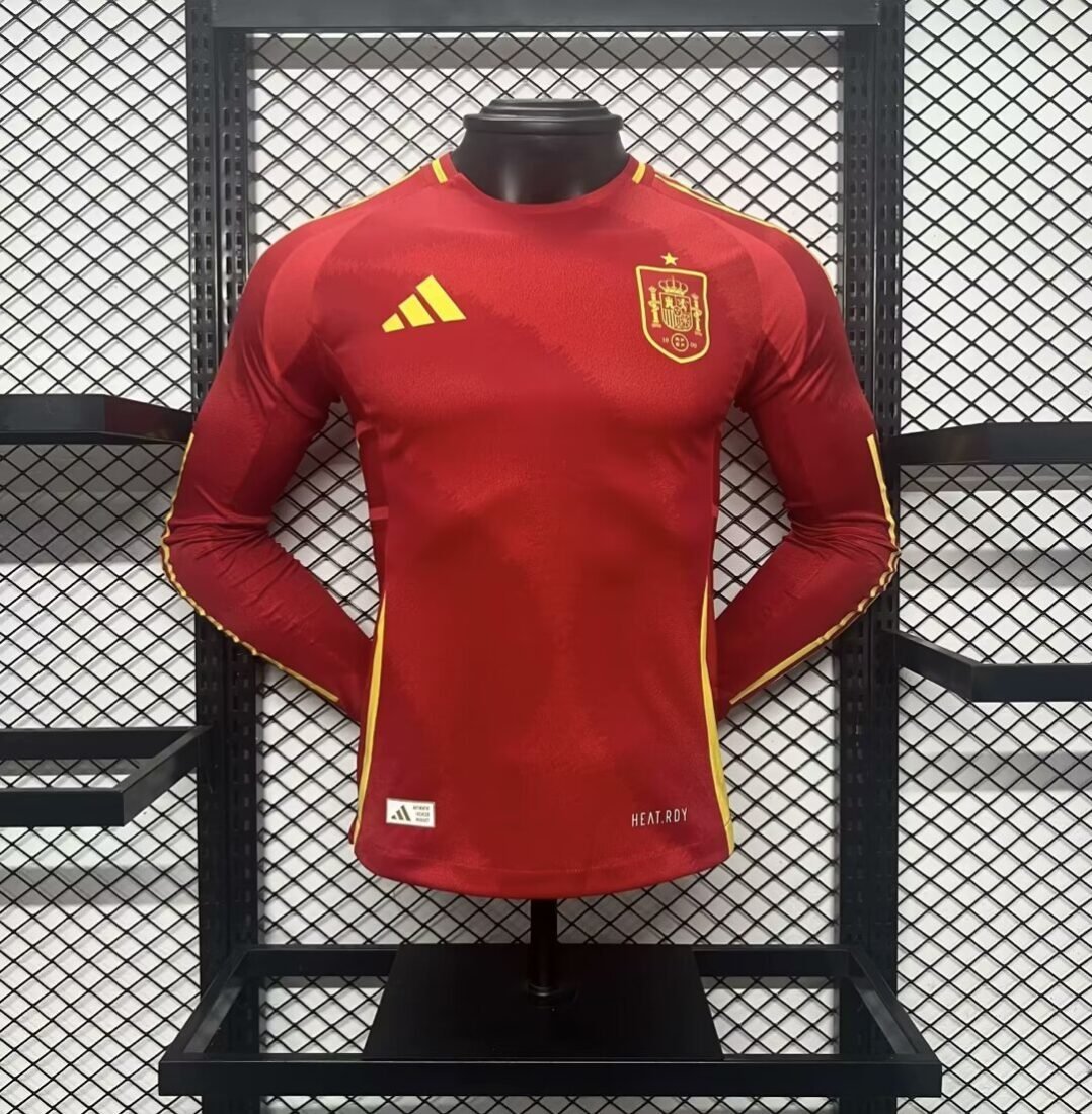 (24/25) Player Spain Euro الأساسي Long Sleeves قميص S-XXL 6