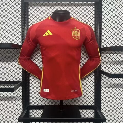 (24/25) Player Spain Euro الأساسي Long Sleeves قميص S-2XL