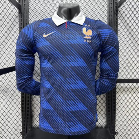 (26/27) Player France الأساسي Team Long Sleeved S-2XL