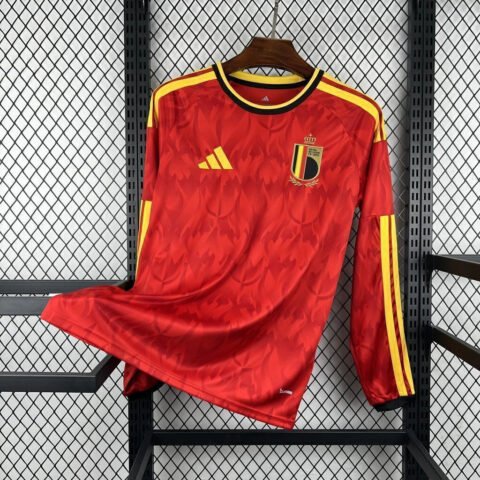 (26/27) Belgium National Team Long-Sleeve World Cup قميص S-XXL