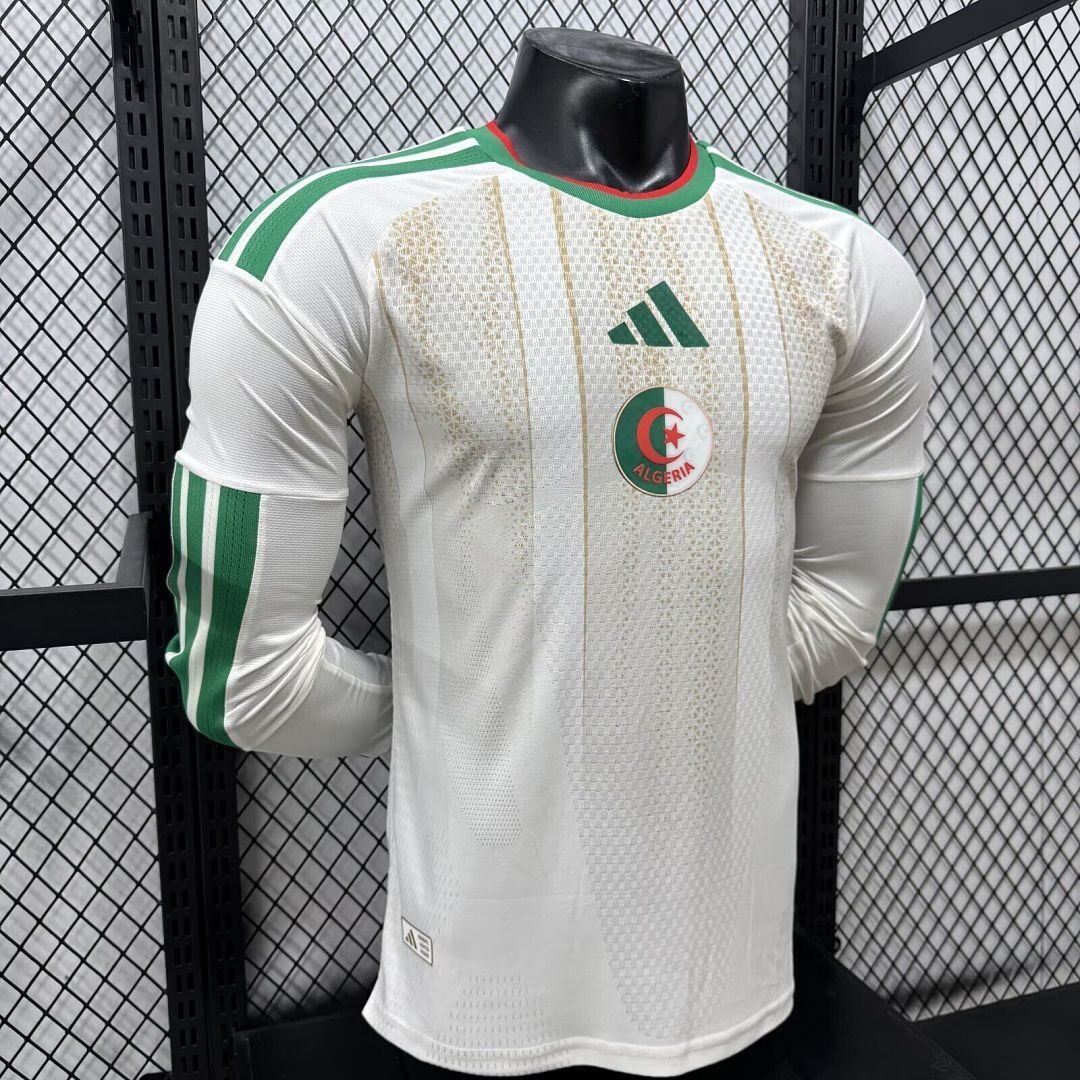 (26/27) Algeria Player Manga Longa Casa S-XXL 11
