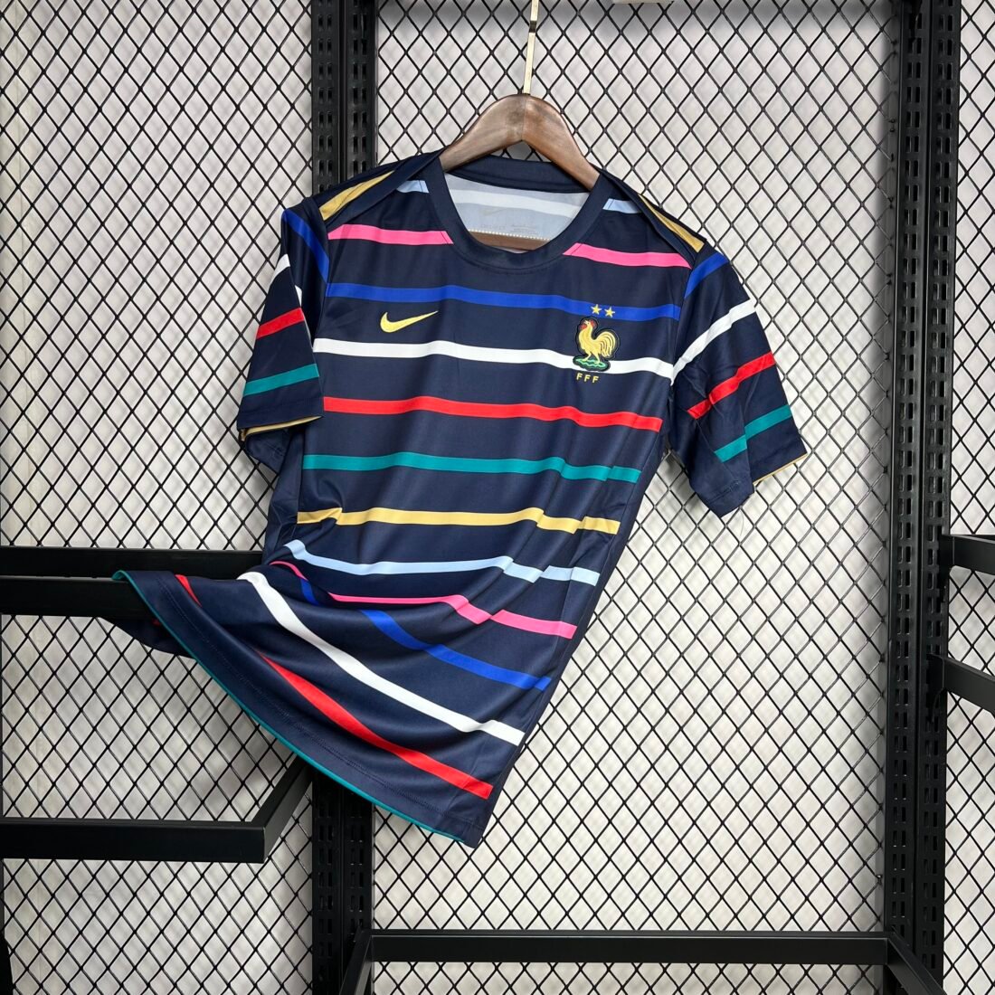 (24/25) France Euro Pre-Match تدريب طقم قميص S-XXL 8