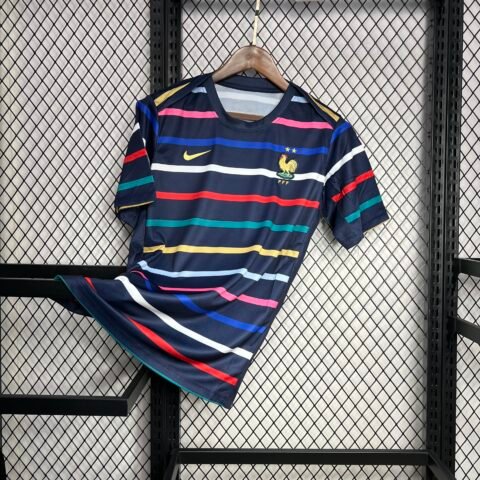 (24/25) France Euro Pre-Match تدريب طقم قميص S-XXL