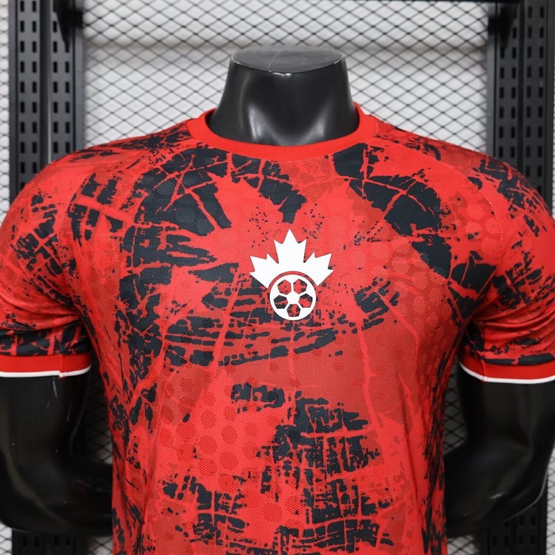 (26/27) Canada Player Red Black S-XXL 9