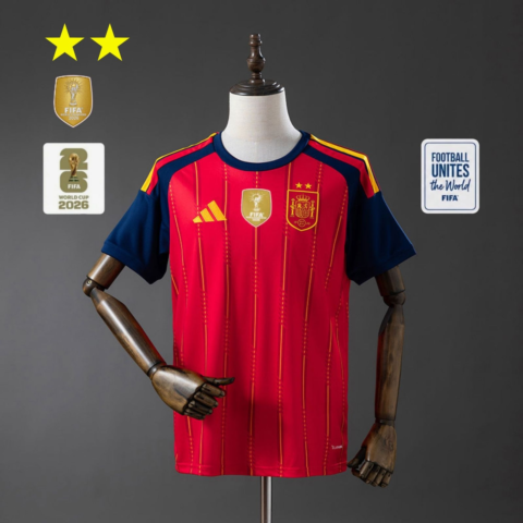 (26/27) Spain 2-Star Champion Edition الأساسي قميص S-4XL