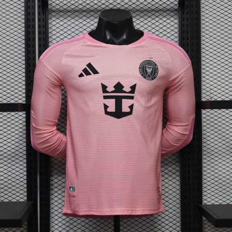 (26/27) Player: Inter Miami Powder الأساسي أكمام طويلة S-3Xl12 S-2XL