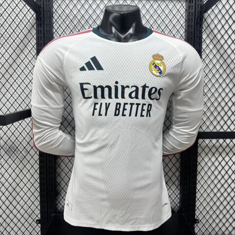 (26/27) Player Real Madrid أكمام طويلة S-2XL