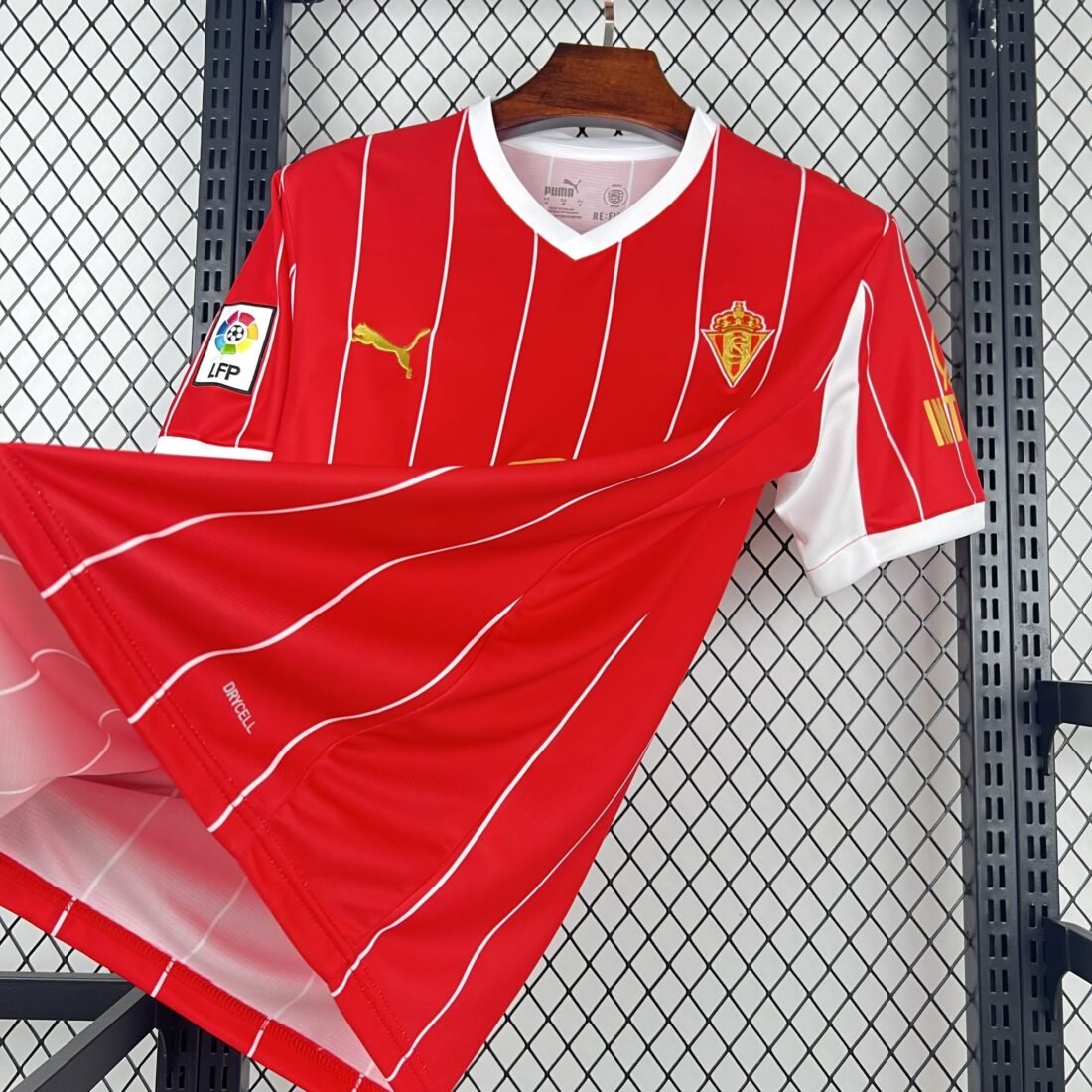 (25/26) Mens Sporting Gijon Rrtro Jersey S-XXL 3
