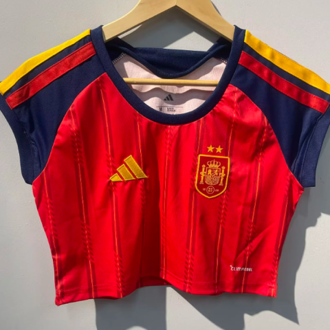 26 Spain Casa Two Star Donna Crop Top S-2XL