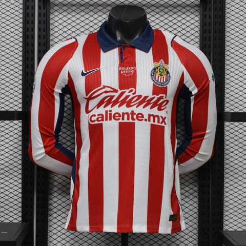 (26/27) Chivas Home Ls Pv Jersey S-3XL Jersey Calcio/ Jersey Football/Fu T-Jersey