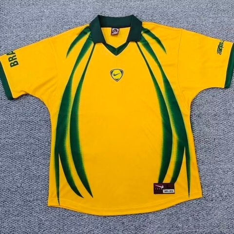 (26/27) Cactus Jack X Nike T90 Brazil S-4XL Jersey Calcio/ Jersey Football/Fut T-Jersey