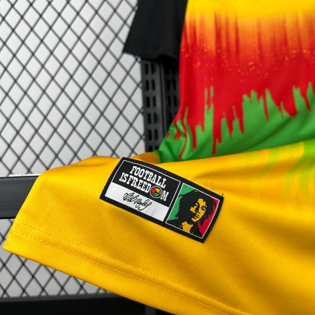 (26/27) Mens Jamaica X Bob Marley Pre Match Jersey S-XXL 13