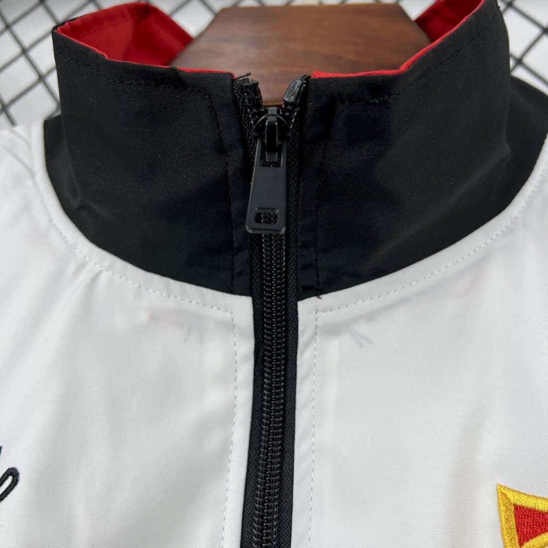 Mens Sevilla Fc 2025 Retro Windbreaker Álbum Soccer Jersey& Retro Shirts S-3XL 12