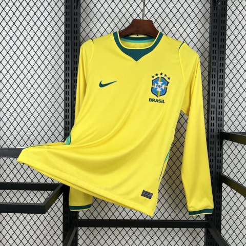 (2026) Brazil National Team أكمام طويلة قميص World Cup S-XXL