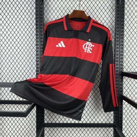 (26/27) Mens Flamengo الأساسي أكمام طويلة قميص S-4XL