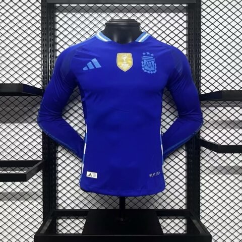 (24/25) Player Argentina Visitante Long Sleeves Camiseta S-2XL