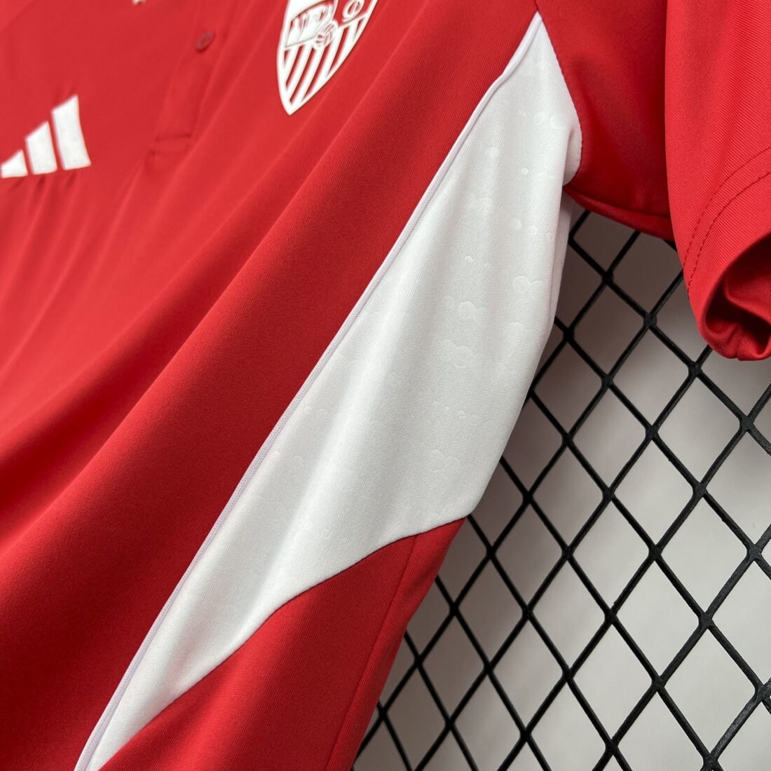 (25/26) Mens Sevilla Fc Red Travel Polo Jersey Álbum Soccer Jersey& Retro Shirts S-2XL 3