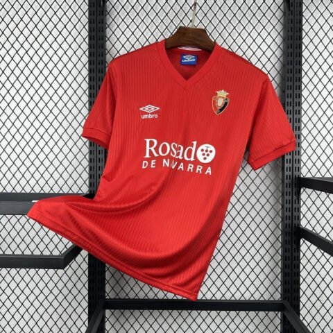 (87/90) Retro Men Osasuna Umbro Home Jersey S-XXL