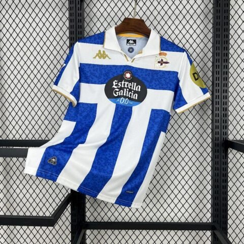 (25/26) Deportivo De La Coruna Home Jersey S-4XL