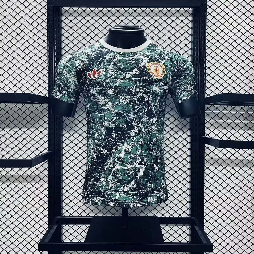 (24/25) Player Manchester United Stone Roses Originals Icon Edition قميص S-XXL 4