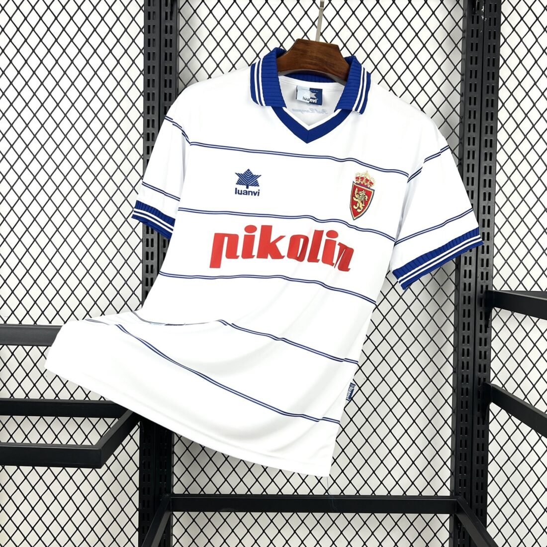 (00/01) Retro Real Zaragoza Local Camiseta S-XXL 12