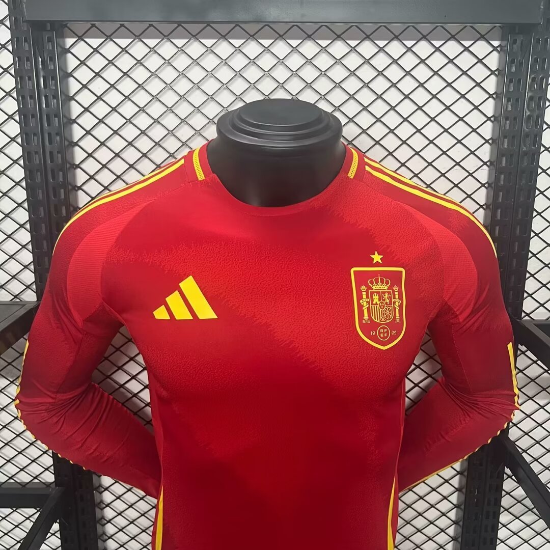 (24/25) Player Spain Euro الأساسي Long Sleeves قميص S-XXL 4