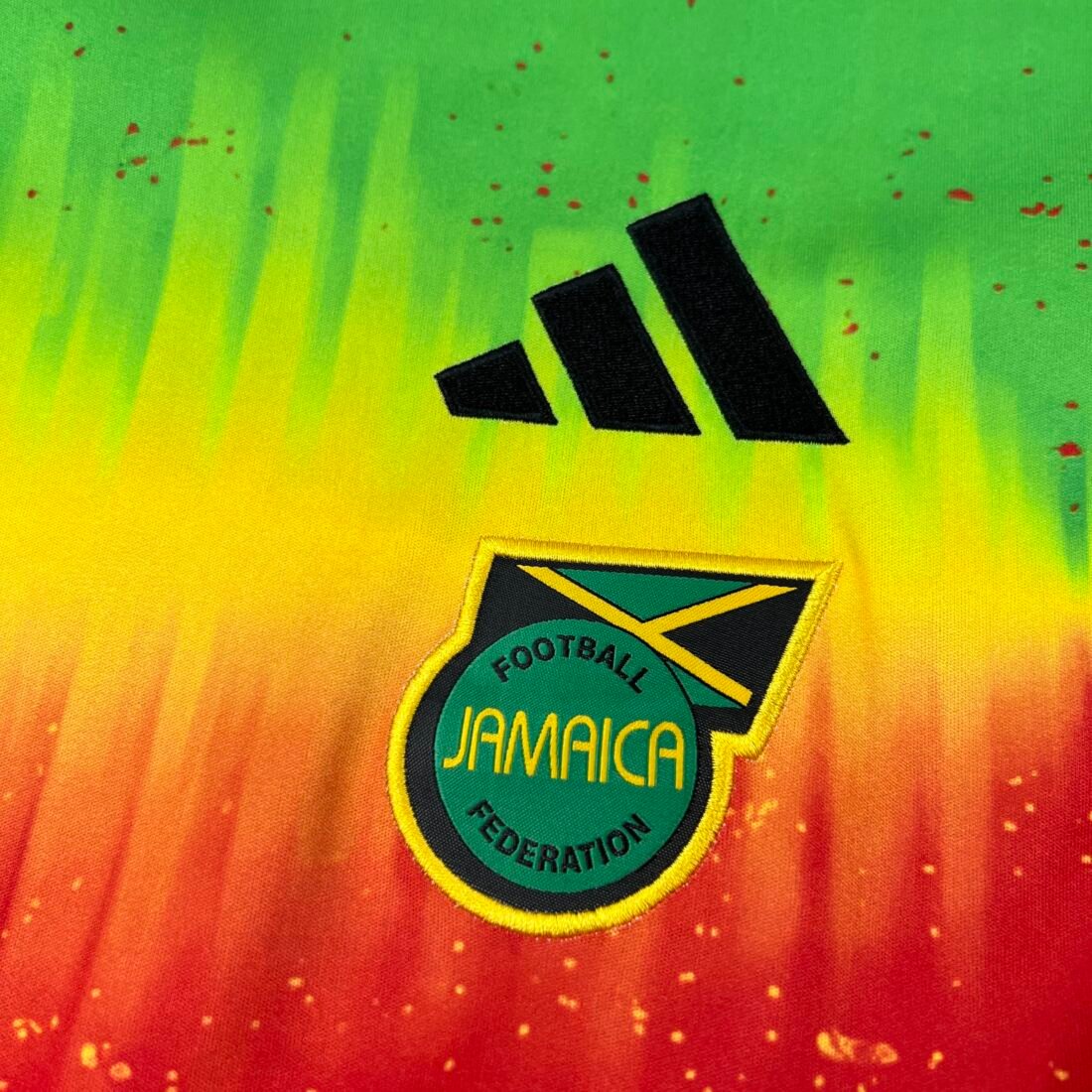 (26/27) Mens Jamaica X Bob Marley Pre Match Jersey S-XXL 8