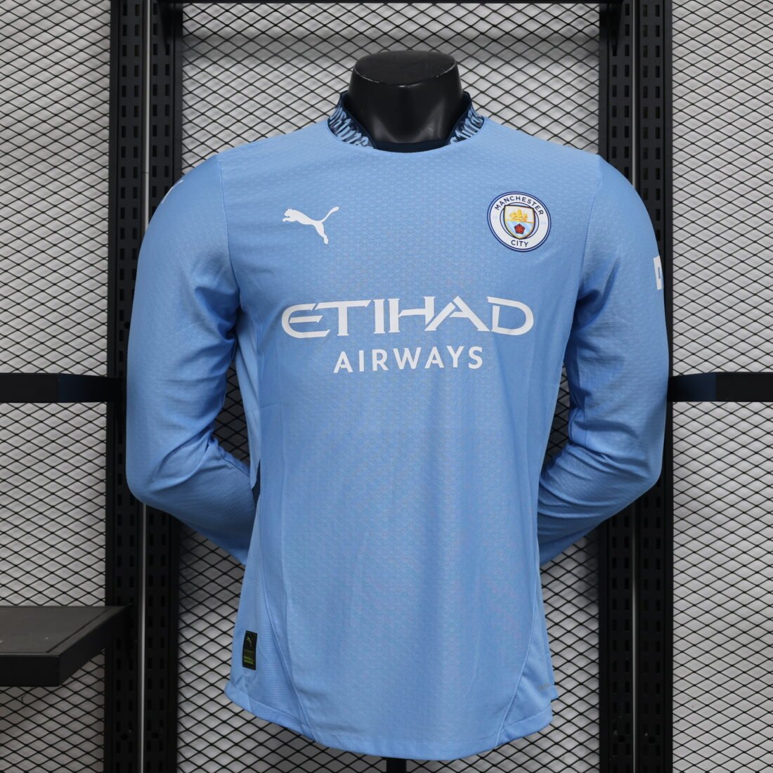 (24/25) Men Manchester City Player Long Sleeve Home Jersey S-XXL 10