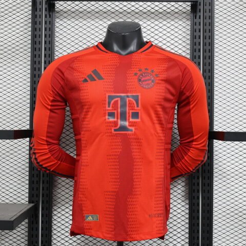 (24/25) Bayern Munich Player Long Sleeves Home S-XXL