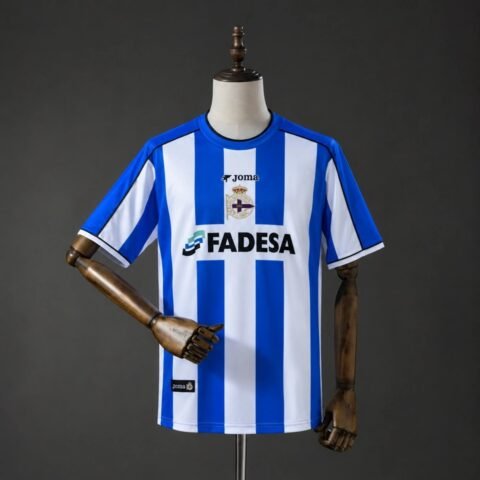 02/03 Deportivo La Coruna Home Jersey Retro Version S-2XL