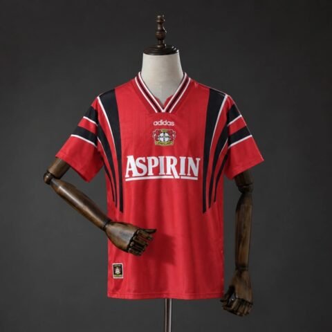 97/98 Leverkusen Home Jersey Retro Version S-2XL