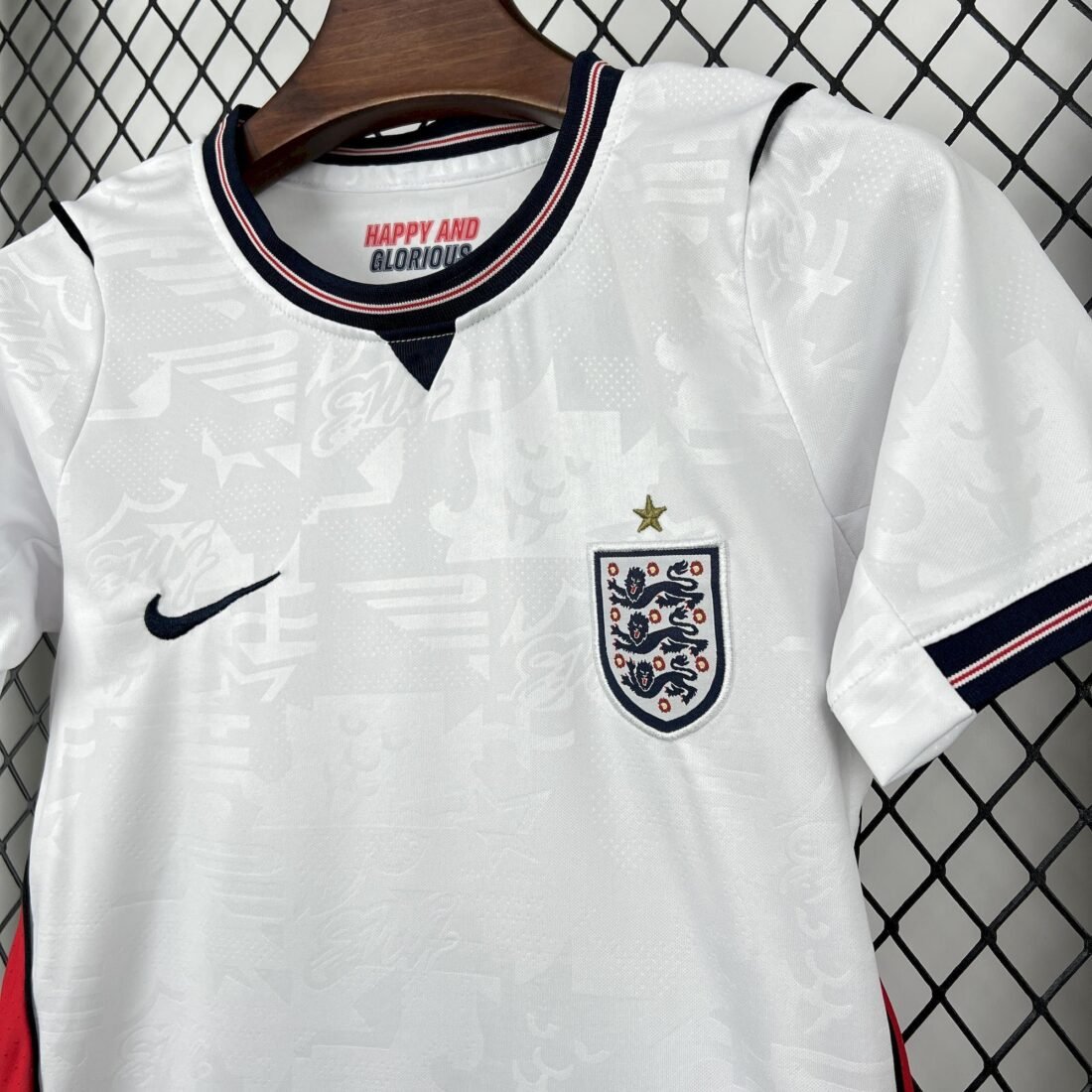 Kids England 2026 World Cup Home Jersey Kit Footy Leaked 11