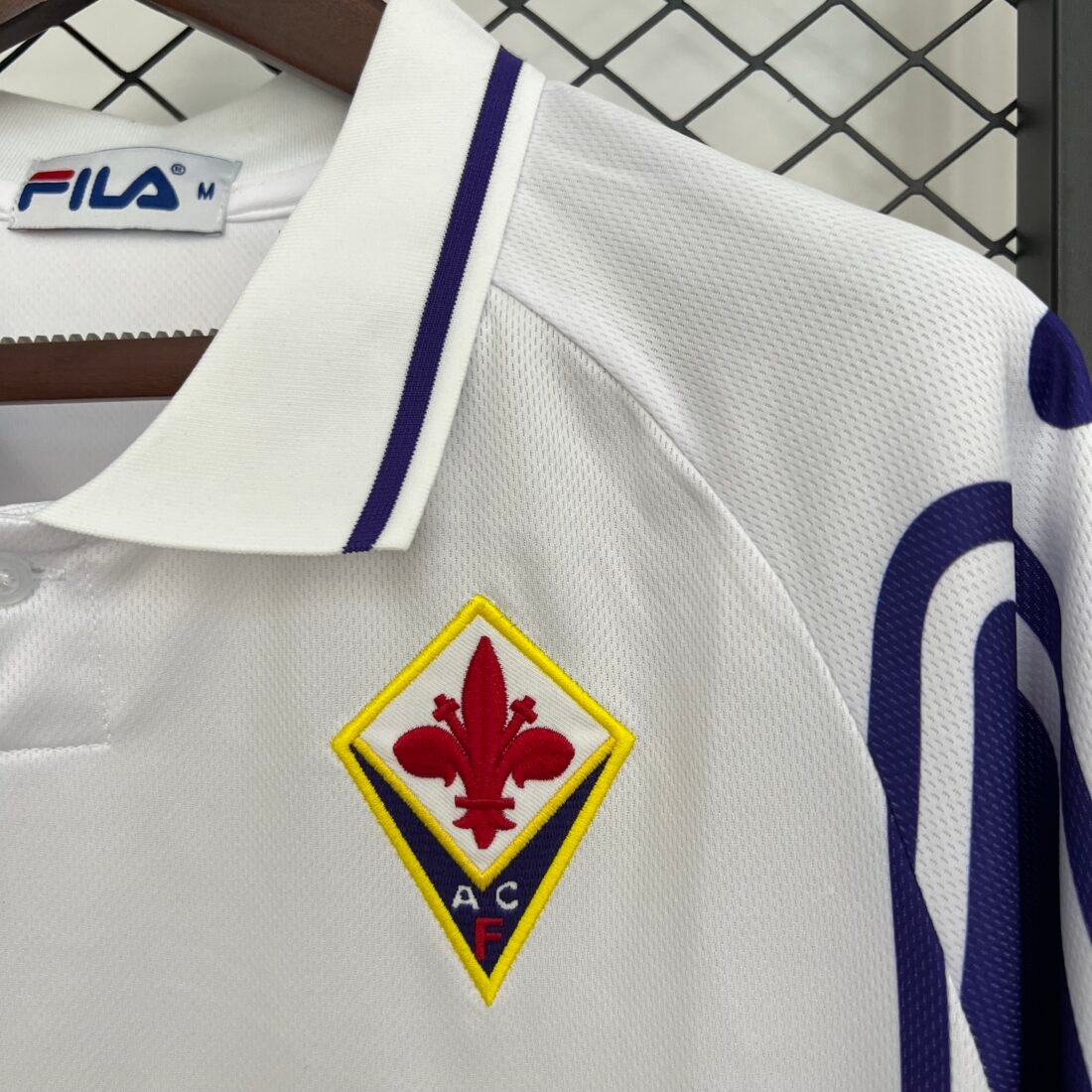 99/00 Fiorentina Away Retro Version S-2XL 8