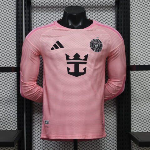 (26/27) Inter Miami Home Long Sleeve Player Version S-3XL