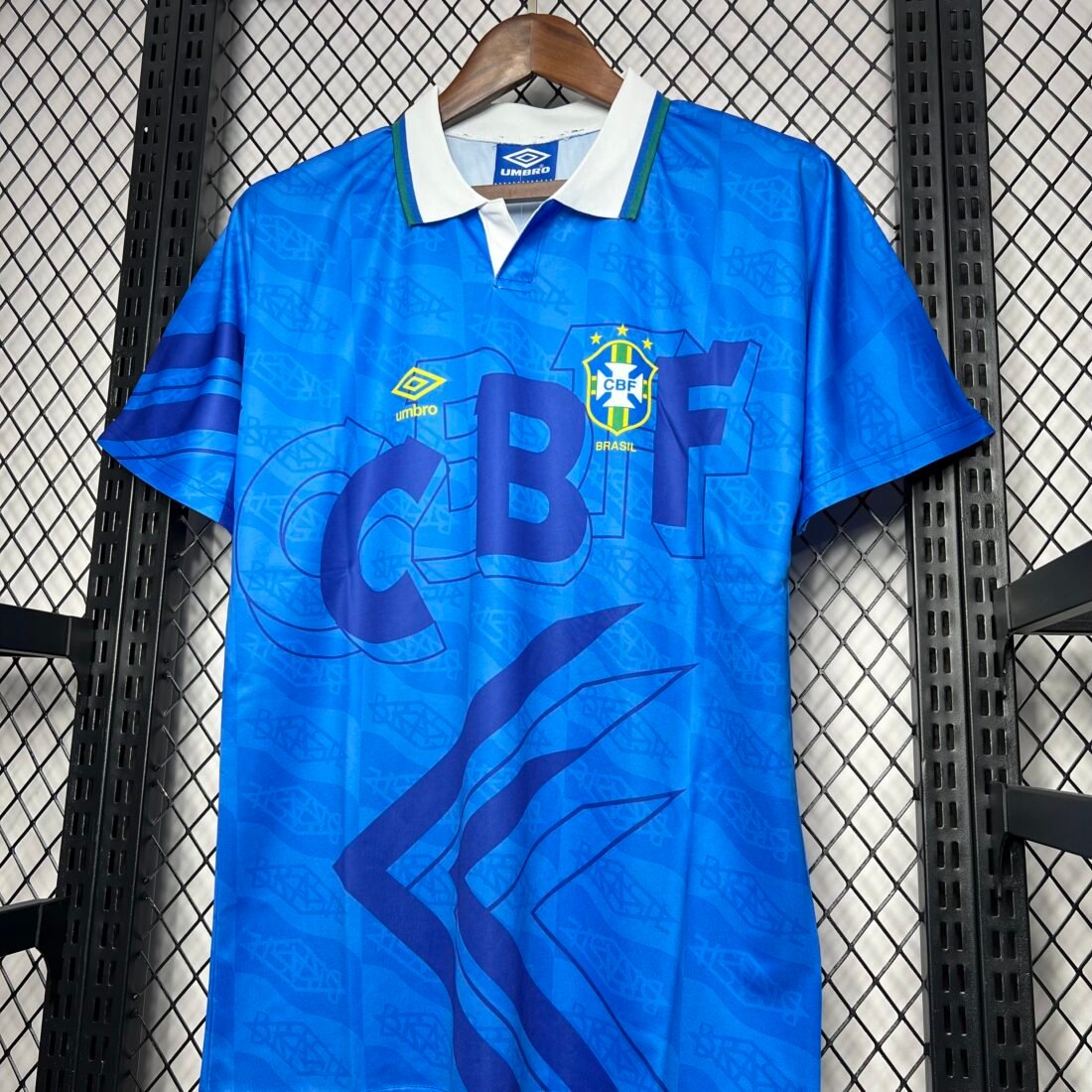 1991 Brazil Visitante Camiseta Retro Version 1