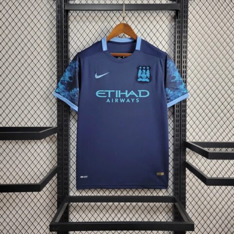 15/16 Manchester City Auswärts Retro Version S-2XL