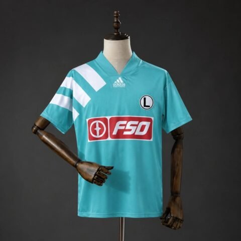 Retro 1994/95 Legia Warsaw Home Jersey S-XXL | álbum | Kaite Sports