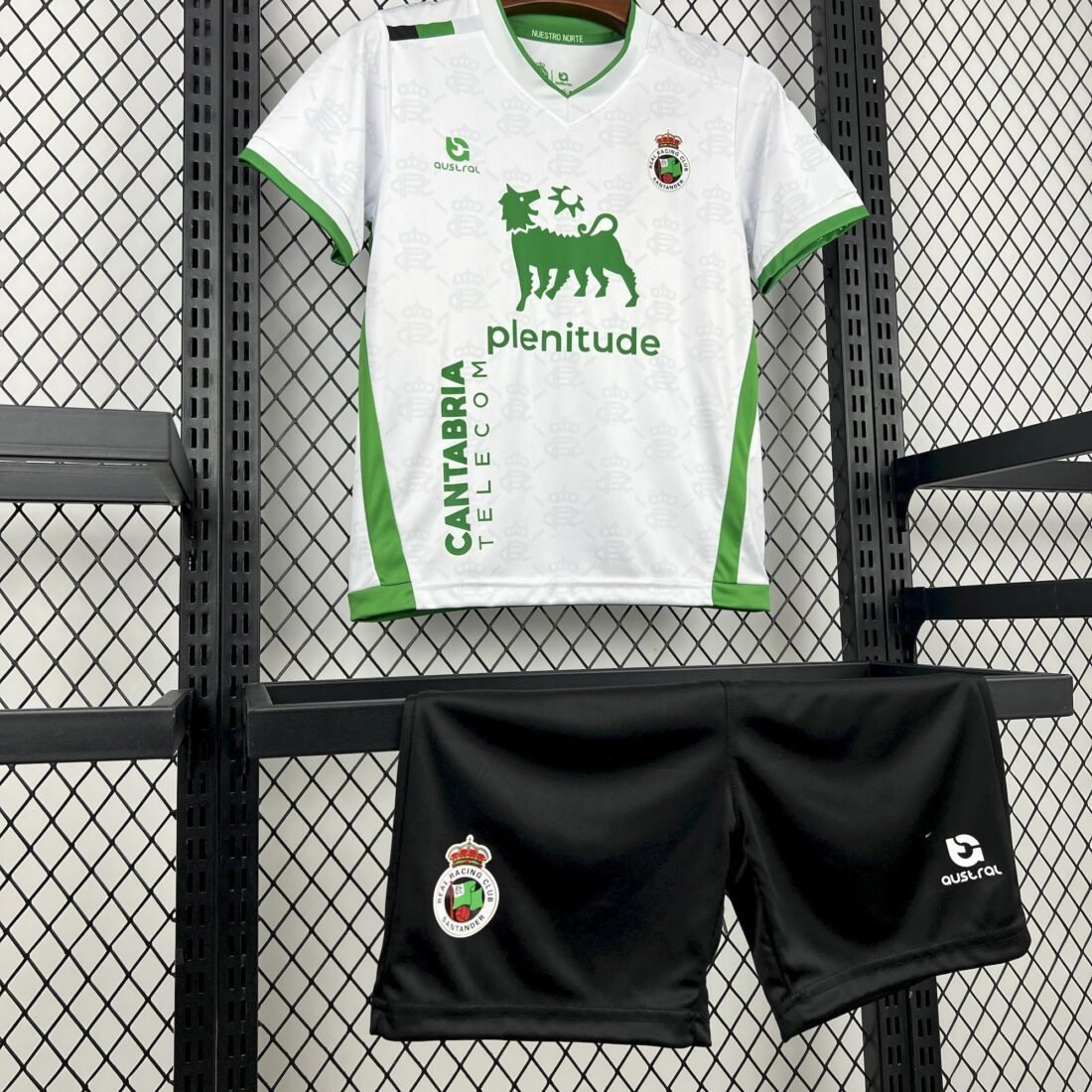 (25/26) Kids Racing De Santander Home Kit Álbum Soccer Jersey& Retro Shirts 16-28 4