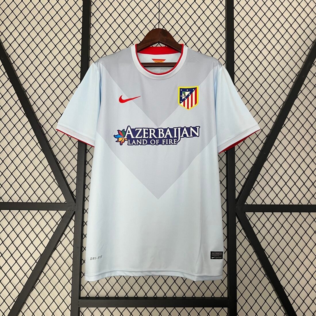 13/14 Atletico Madrid Visitante Retrô Version S-2XL 12