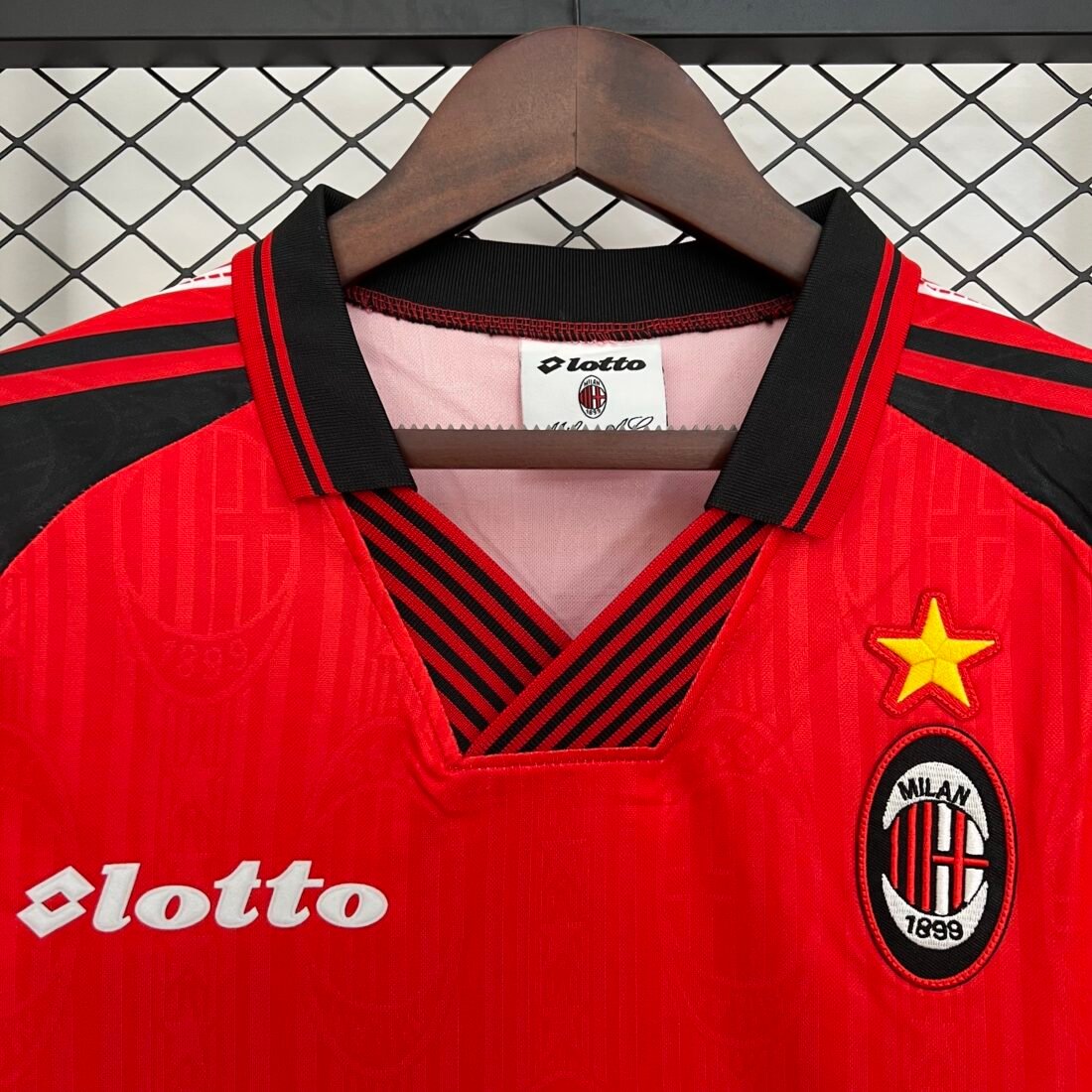 97/98 AC Milan Retro Version S-2XL 6