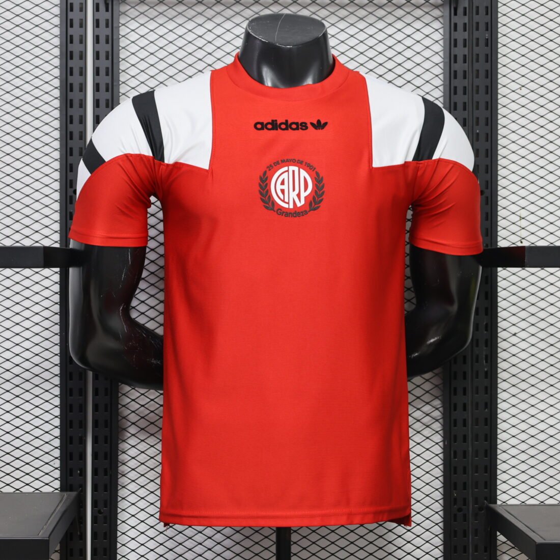 (26/27) Riverbed Retro Casual Jersey Red S – 3XL álbum shop NO.123 Store 16