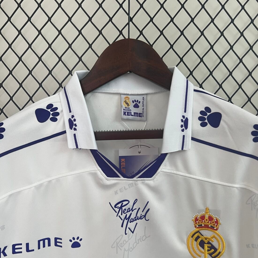 Real Madrid Home Long Sleeve Retro Version S-2XL 4