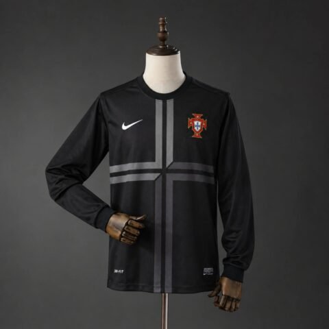 2013 Portugal Away Jersey Long Sleeve Retro Version S-2XL