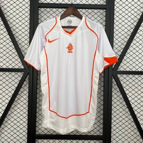 2004 Netherlands Away Retro Version S-2XL