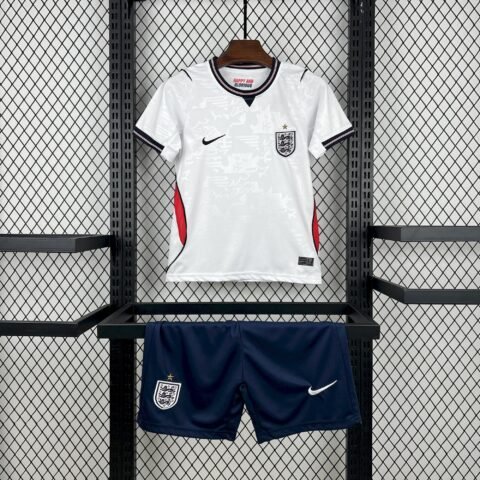 Kids England 2026 World Cup Home Jersey Kit Footy Leaked