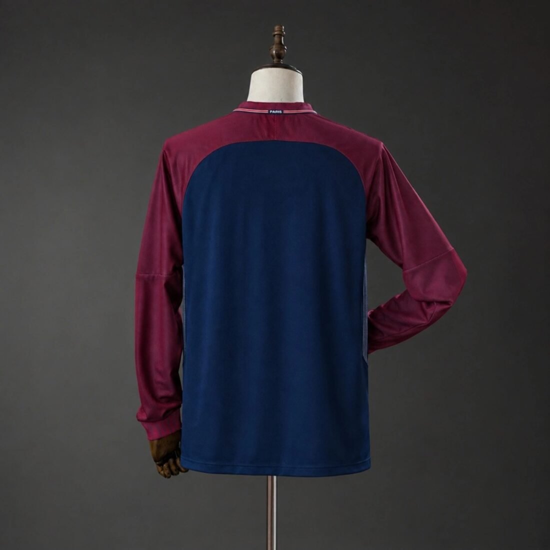 17/18 PSG Home Jersey Long Sleeve Retro Version S-2XL 3