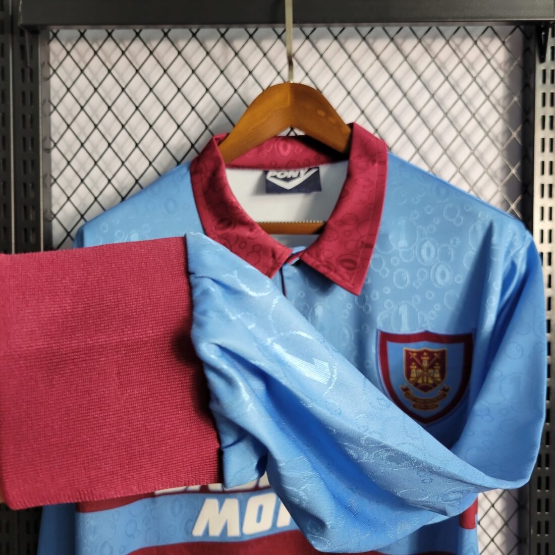 1995 West Ham United Away Retro Version S-2XL 14