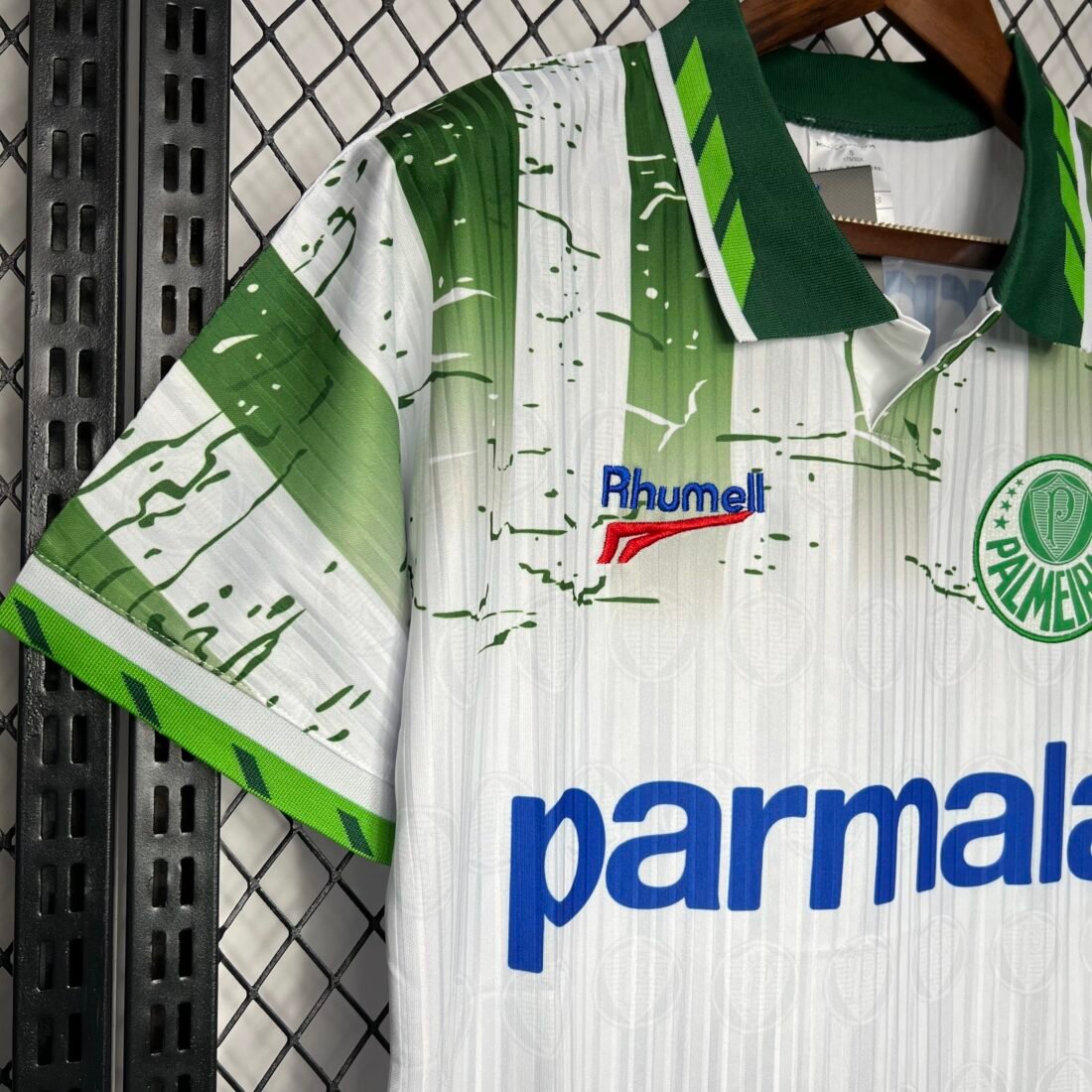 1996 Palmeiras Visitante Camisa Retrô Version 9